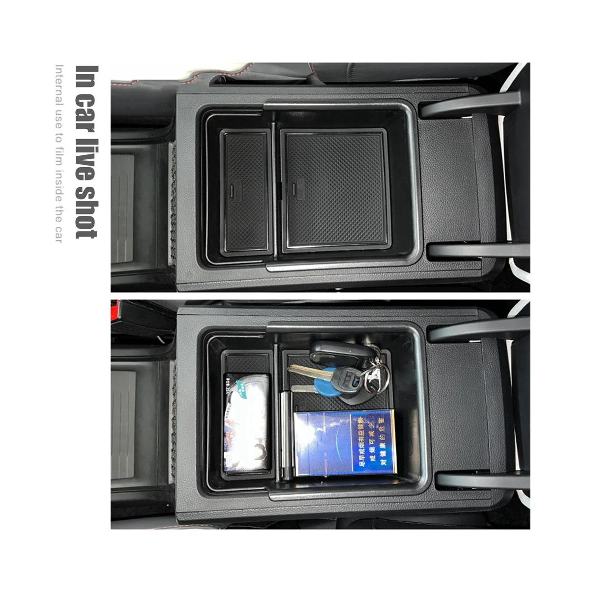 Car Central Armrest Storage Box for MG 4 MG4 EV MuLan 2023 Center Console Organizer Containers Tray