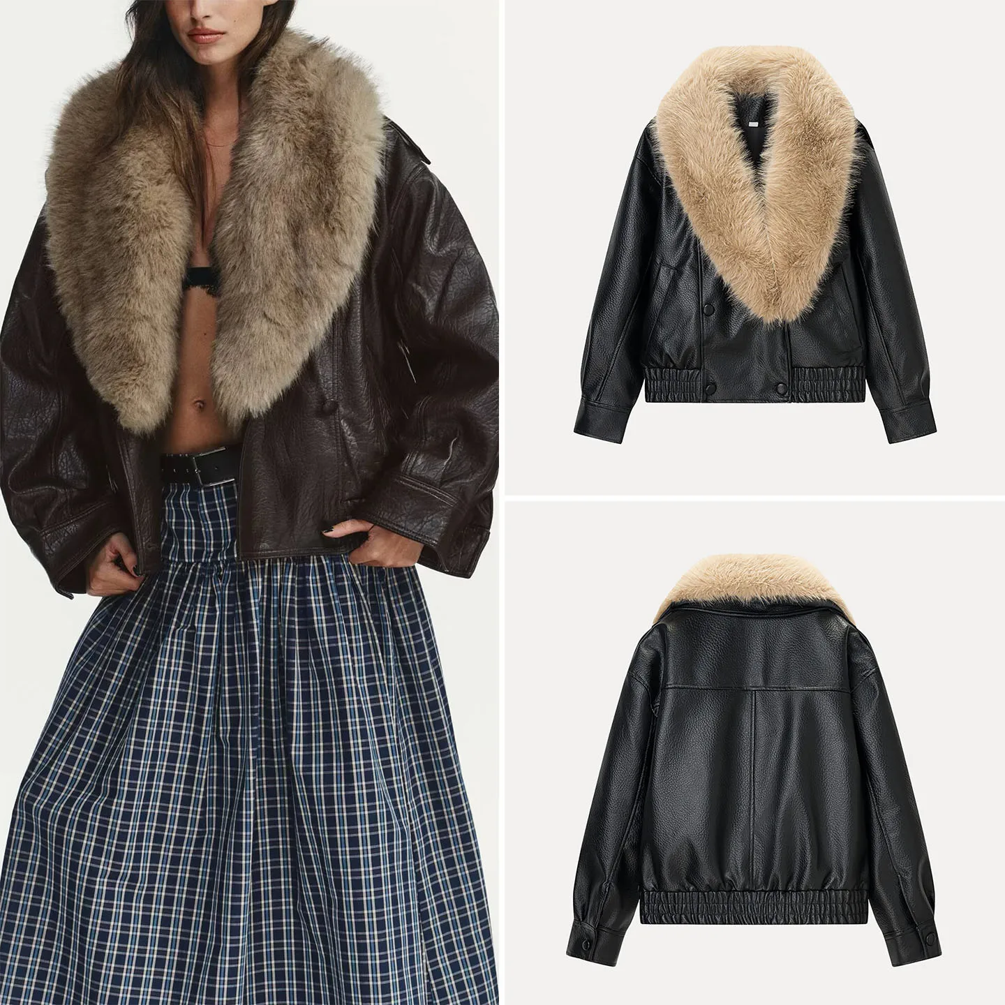 

Съемное пальто Ele Commuter Faionable женское зимнее новое поступление Z Brand Long Sve обычной длины