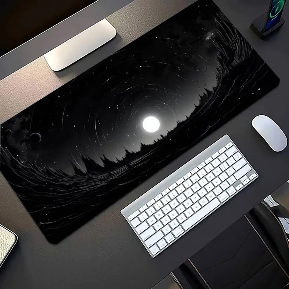 PC desktop accessories Night Moonlight large cool mouse pad laptop non-slip esports office desk mat game player mousepad mini