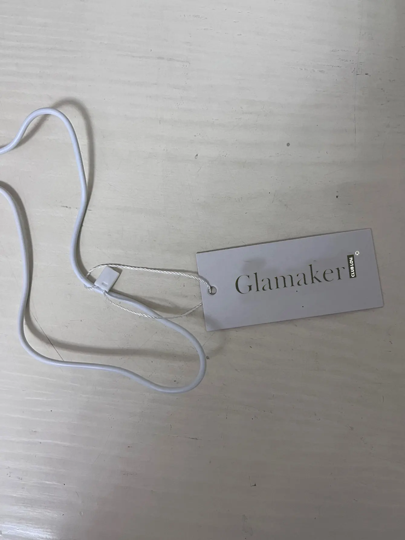 Glamaker Chain Necklaces Cord Smooth Elastic Silicone Rope Necklaces made of cloth rubber silicone leather Paste jewellery