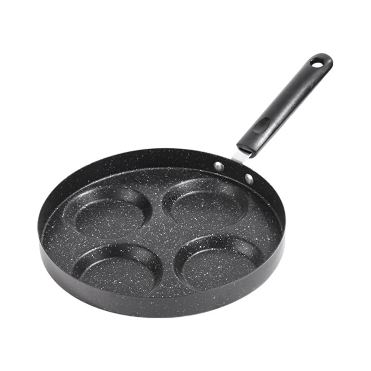 24cm non stick cast iron breakfast pan porous frying pan for household use -1 piece