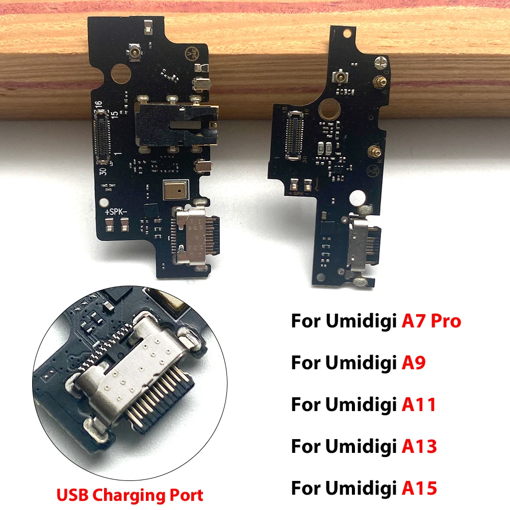 10Pcs , Charging Port Board For Umidigi A7 A9 Pro A11 Pro Max A13 A15 F3 5G G9 Microphone Module USB Fast Charge Connector Flex