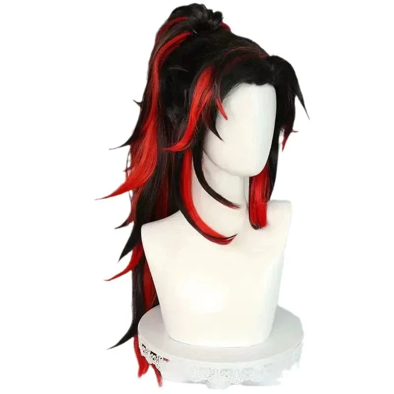 2026Anime Tsugikuni Yoriichi Cosplay Costume Japanese Kimono Bathrobe Haori Cloak Coat Wig Man Christmas Masked Ball Suit 0XIUUL view 6