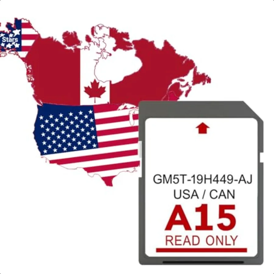 

2024 Latest Ford Navigation SD Card Version A15 High Performance GPS Map of USA Canada Only Fit for Ford Lincoln SNYC 2 System