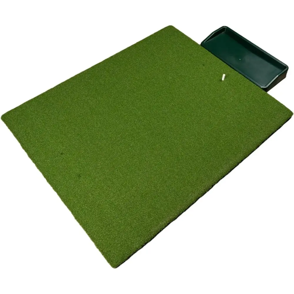 

Indoor/Outdoor Golf Practice Mat with Ball Holder