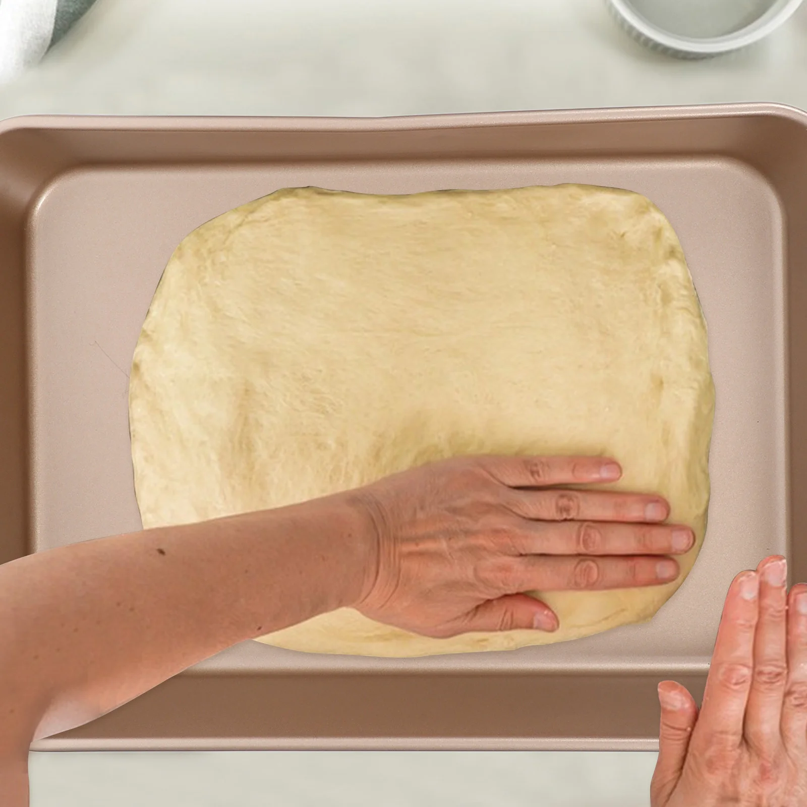 Juego de 3 Moldes para Hornear Profundos de 9, 11 y 13 Pulgadas, Moldes Antiadherentes para Pasteles, Bandejas para Hornear de Acero al Carbono para Horno, para Lasaña y Pan