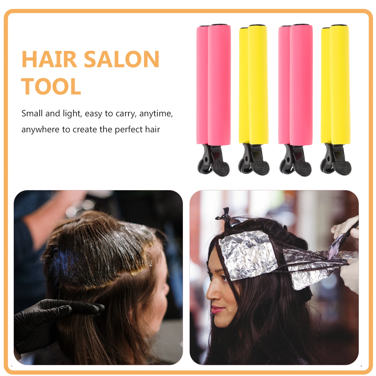 

12 Pcs Insulation Clip Hair Perm Clips Curling Rod Rods Styling Accessories Tool