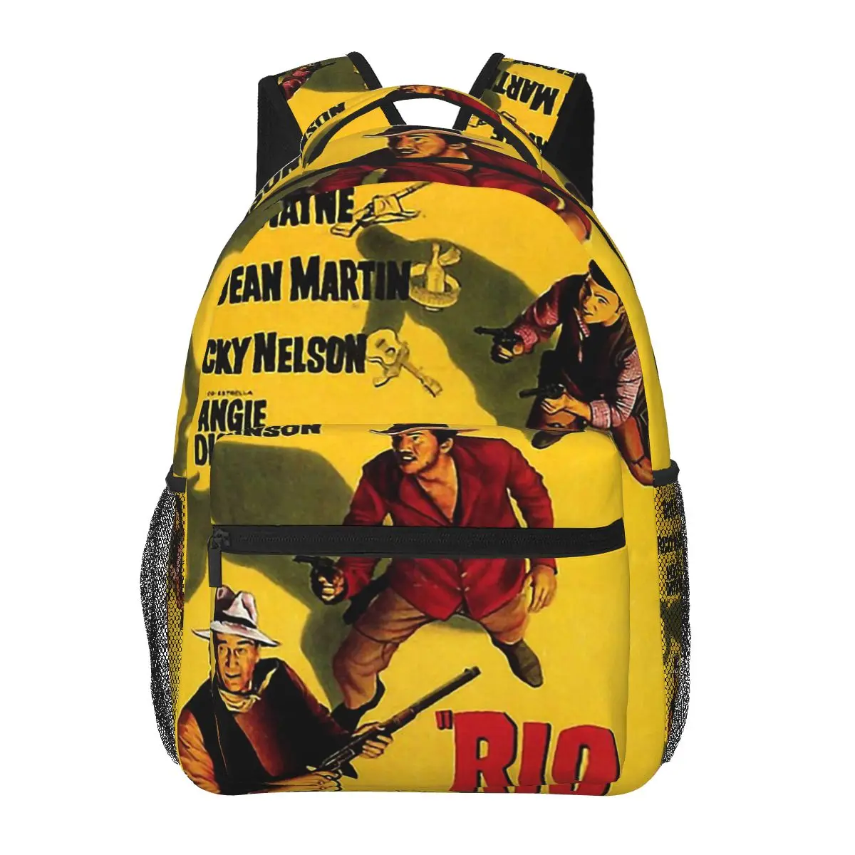 Rio Bravo Movie Poster Merchandise Zaino Vendita calda Zaino Zaino per bambini di grande capacità Borsa da scuola Borse a tracolla per uomo Donna