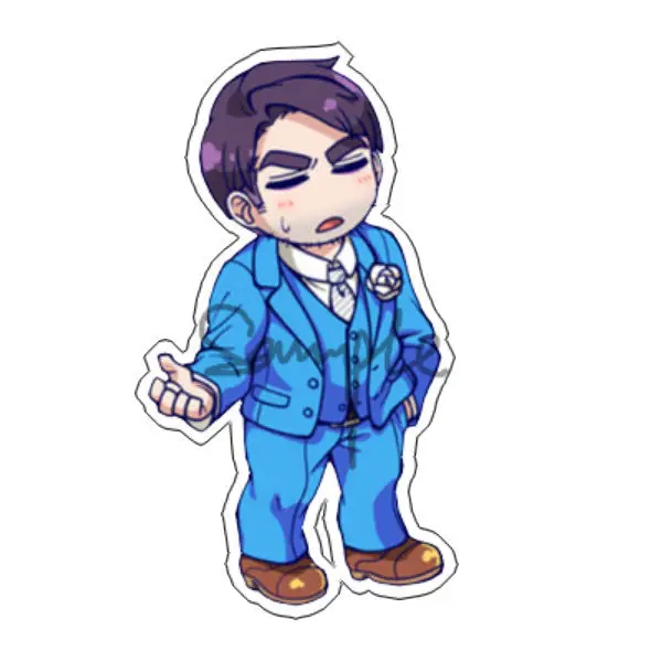 أنيمي المفاتيح المرأة سلسلة مفاتيح أكريليك رجل Stardew وادي مفتاح قلادة عصابة حلية اكسسوارات صديق هدية