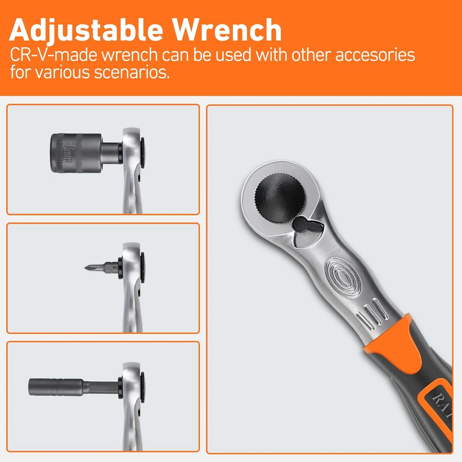 Set Obeng Manual Multifungsi, Cocok untuk Perakitan Furnitur, Perbaikan Mesin, Perbaikan Peralatan Rumah Tangga, DIY, Dll.