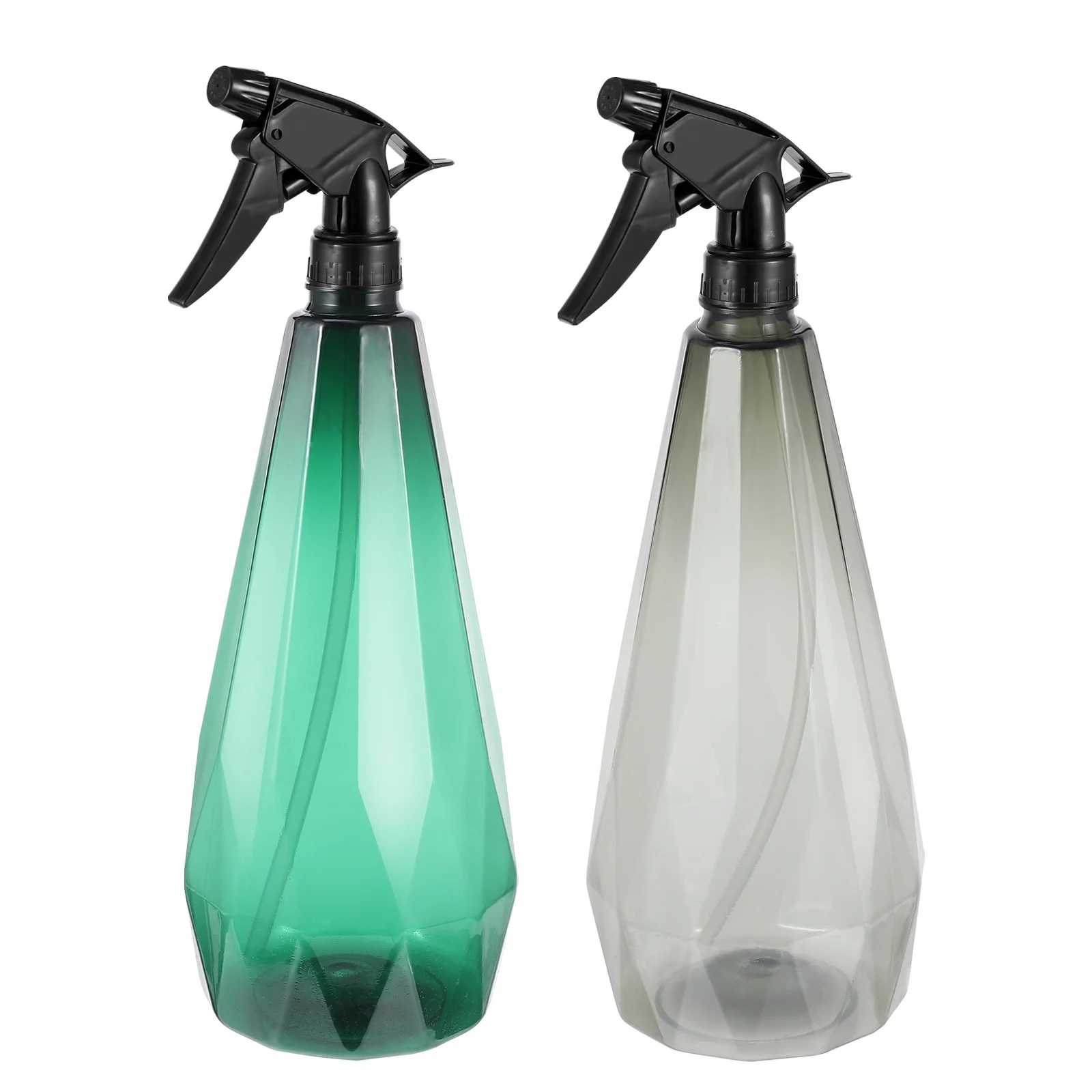 

2Pcs 1L Spray Bottle for Gardening High-Quality Plastic Material Sun Protection Anti-Aging Design Comfortable Curve Grip Mist