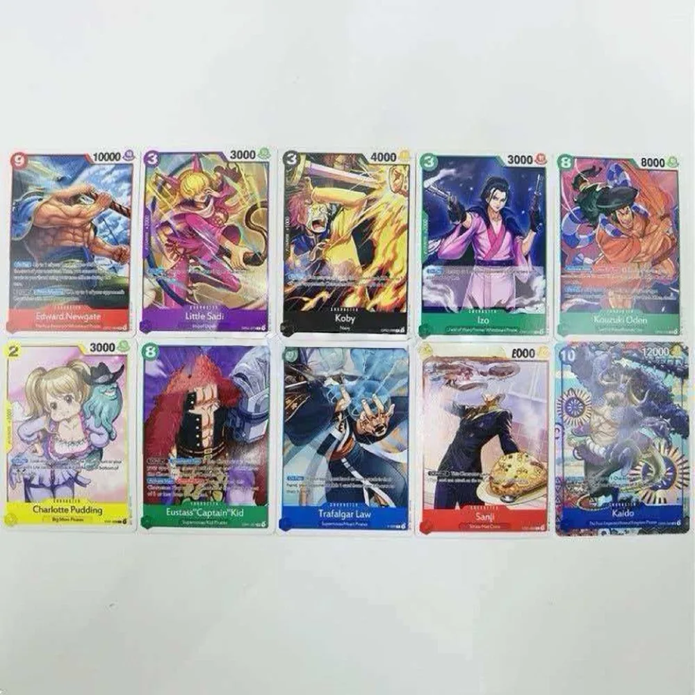 One Piece Collection English Language Cards Festival Sharing Toy Peripheral Fantasy Battle Anime Exquisite Design Character Card