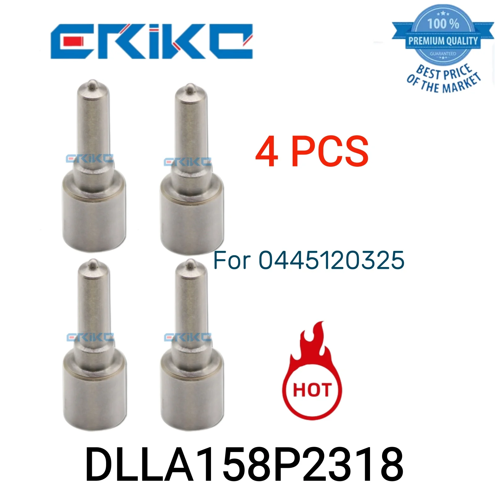 

4 PCS DLLA158P2318 Diesel Fuel Nozzle 0 433 172 318 DLLA 158 P 2318 Nozzle Diesel Injection DLLA 158P2318 for 0445120325