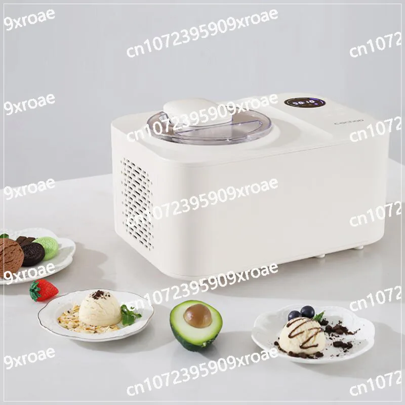 

Maker Roll Soft Serve Hard Household Small LCD Full Sorbet Fruit Dessert Yogurt 1200ml Automatic Ice Cream Machine