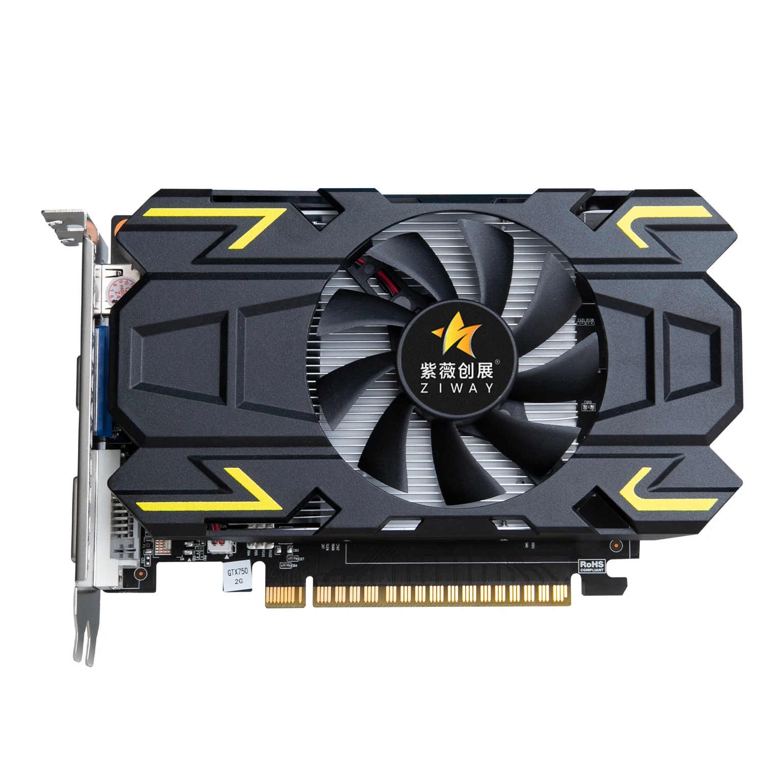 ZIWAY GTX 750 2G Graphics Cards 128Bit GDDR5 HDMI-Compatible VGA DVI GPU GTX750 2GB Video Card