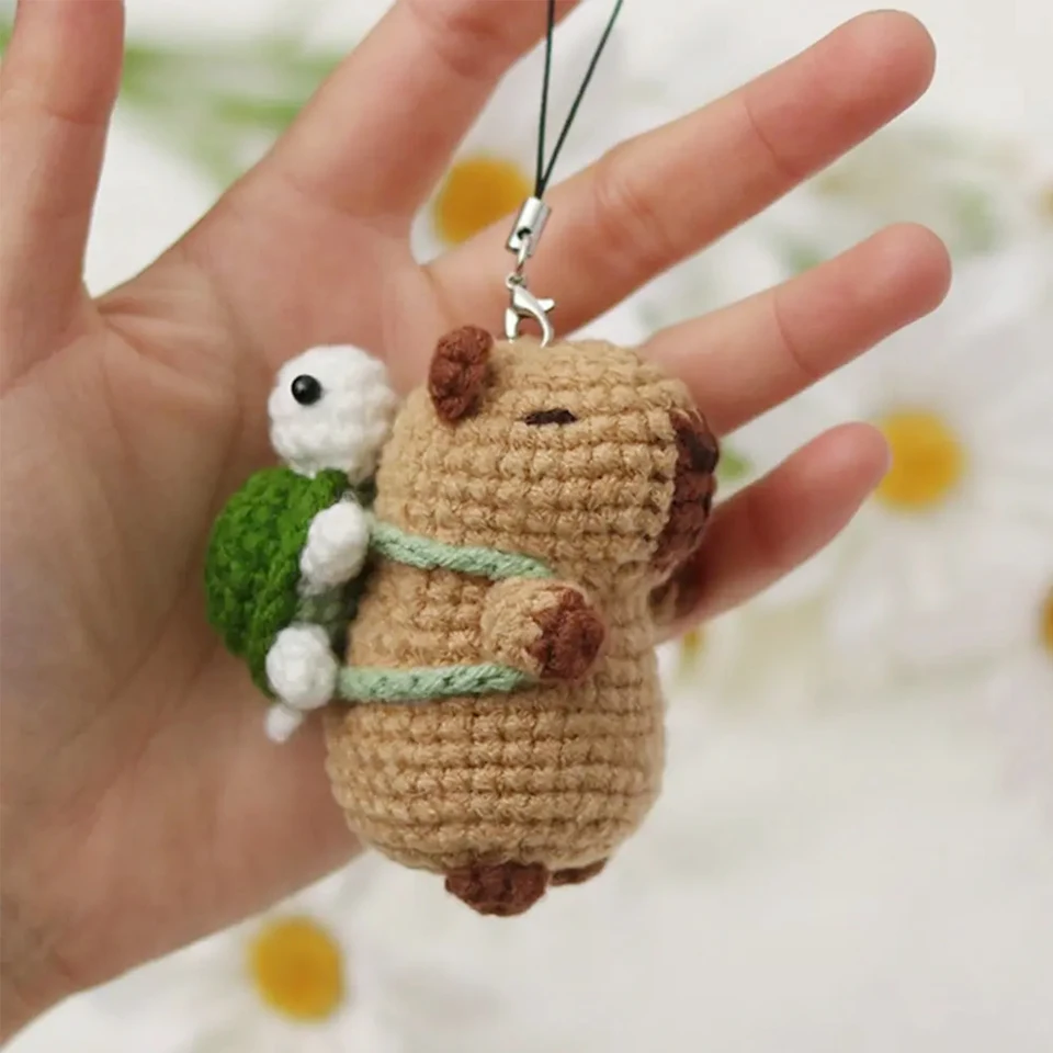 カピバラの編み物キット、かわいい動物の編み物キットセット