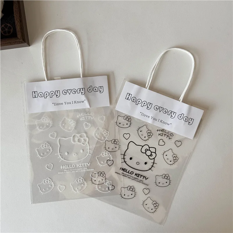 

25pcs Hello Kitty Storage Bag Kawaii Cartoon Anime Birthday Girl Gift Stationery Storage Accessories Desktop Ornament Wholesale