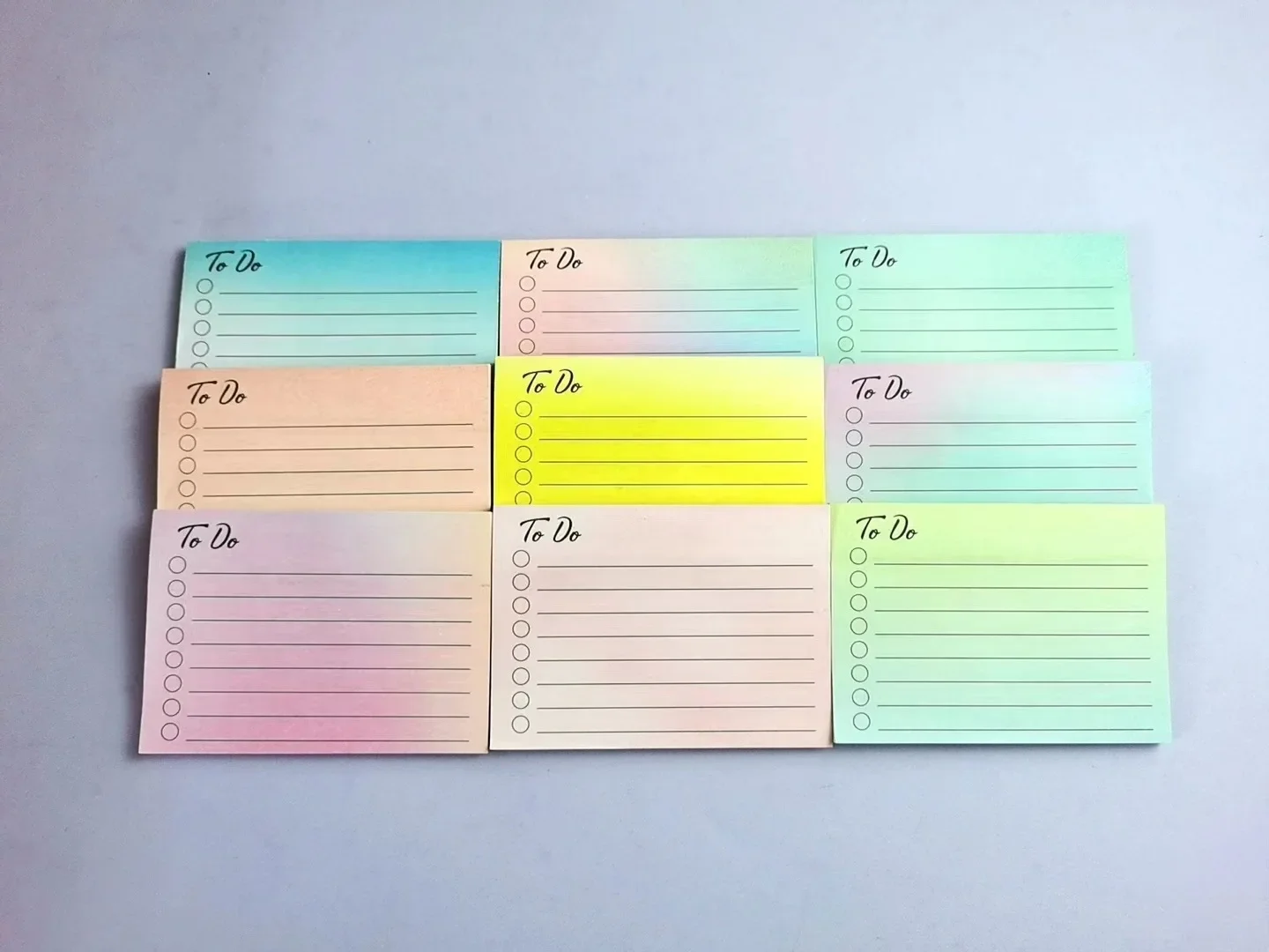 50 ورقة للقيام بقائمة المفكرة مذكرة الكتابة اليومية تذكير مخطط دفتر قائمة قابلة للتعديل التخطيط للمنزل مكتب المدرسة 9 ألوان