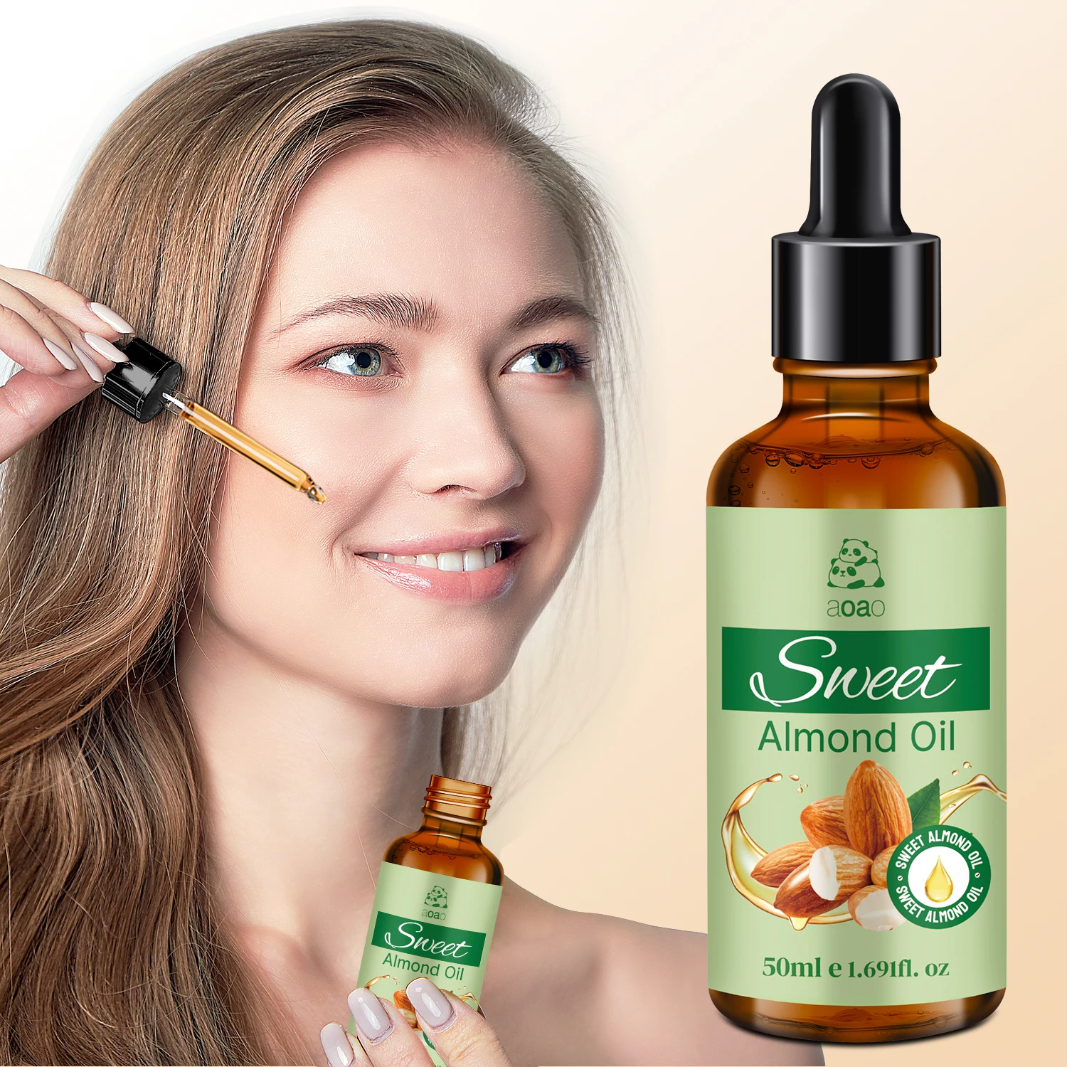 El aceite de almendras dulces es adecuado para cabello, rostro y cuerpo, hace ideal para masajes, baños y hidratar la piel seca.