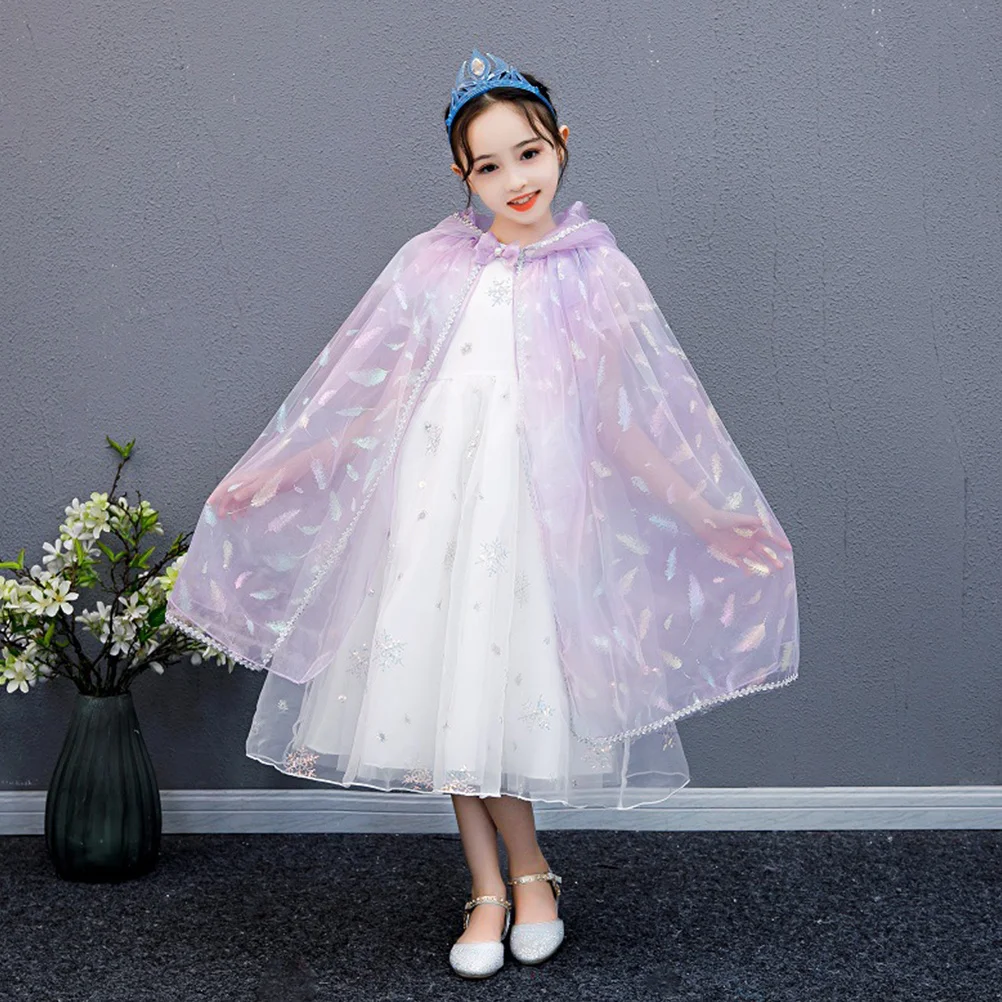 Capa deslumbrante para fiesta para niños, ligera y cómoda para vestir, disfraz de mascarada, accesorios de Cosplay para niños, 1 Uds.