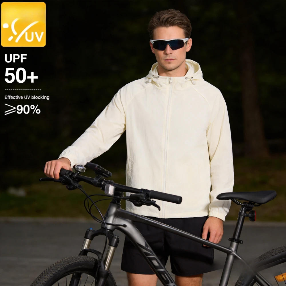 

Outdoor Sunscreen Clothing Summer Hiking Jackets UPF50+ Ultraviolet Protection Couple's Hooded Jacket Traveling Hiking Fishing