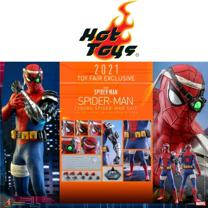 Hottoys Ht Vgm51 Spider-Man Mechanical Battlesuit Video Game Version Limited Edition Action Figure Model Hobbies Collection