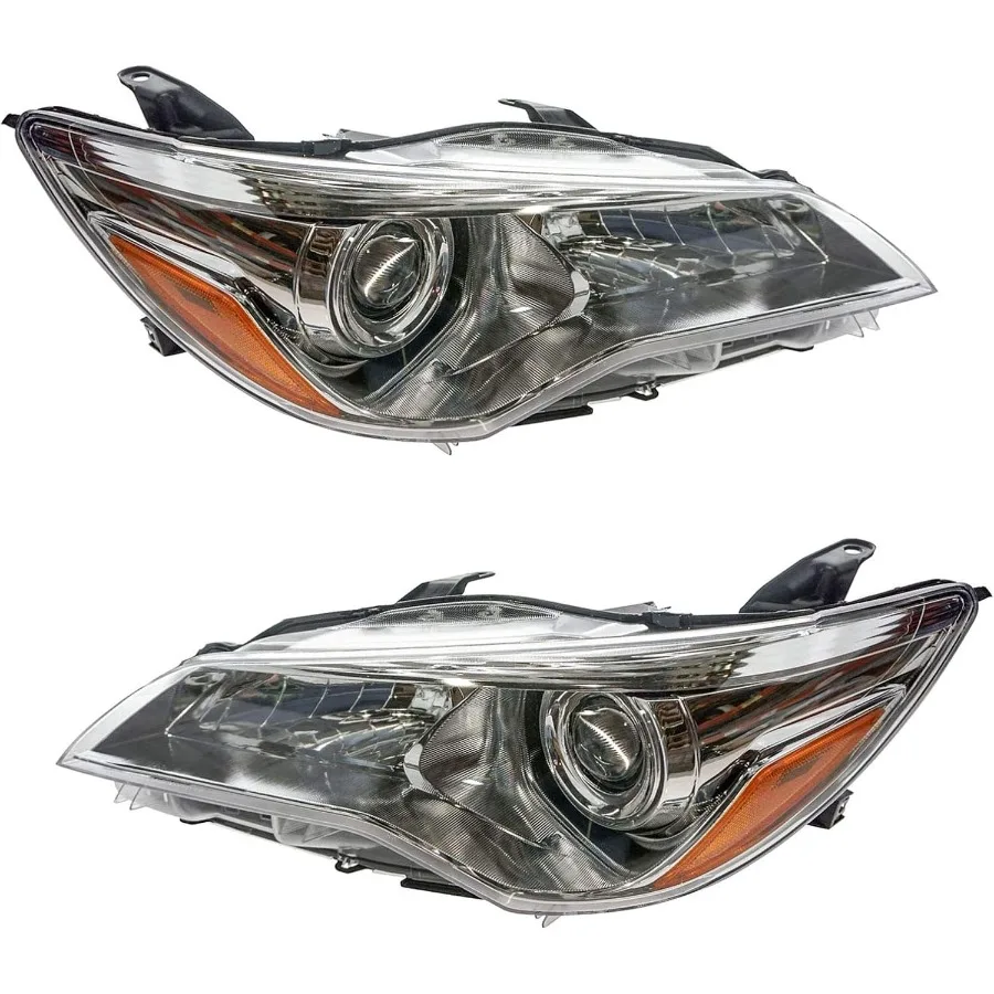 مجموعة مصابيح أمامية مكونة من قطعتين للسائق والركاب متوافقة مع كامري LE XLE 20152017 TO2502222 TO2503222 8111006