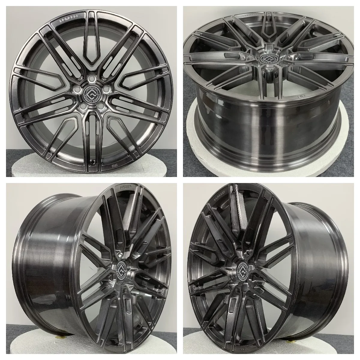 High Quality Aluminum Alloy Wheels Rim Factory Direct Sale Polished New Condition Various ET Sizes 0mm 10mm 25mm 40mm 42mm 50mm