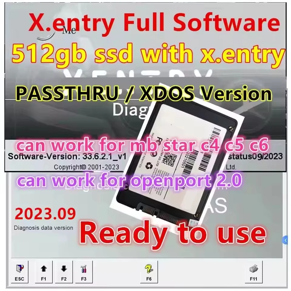

2023.09 Xentry Новейшее программное обеспечение MB STAR sd C4/C5/C6 XDOS для установки онлайн-Xentry 2023.09 проходная версия для Openport 2.0