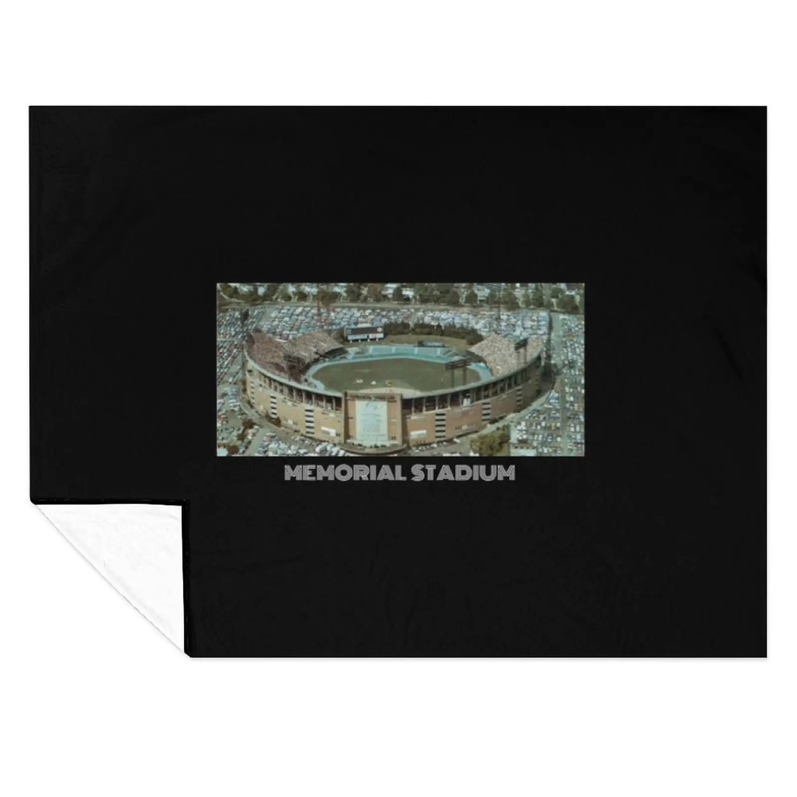 

Memorial Stadium- Oriole Black Throw Blanket Beautifuls Personalized Gift Decorative Throw Sofa Throw Blankets