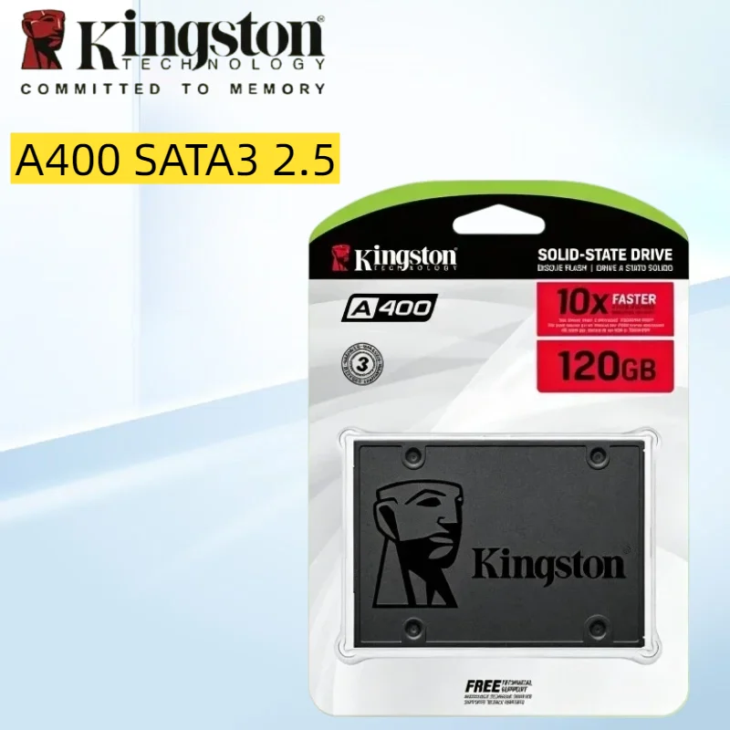 Kingston SSD A400 Internal  256GB 512GB Solid State Drive 2.5 Inch SSDs SATA III HDD Hard Disk for Laptop Desktop PC