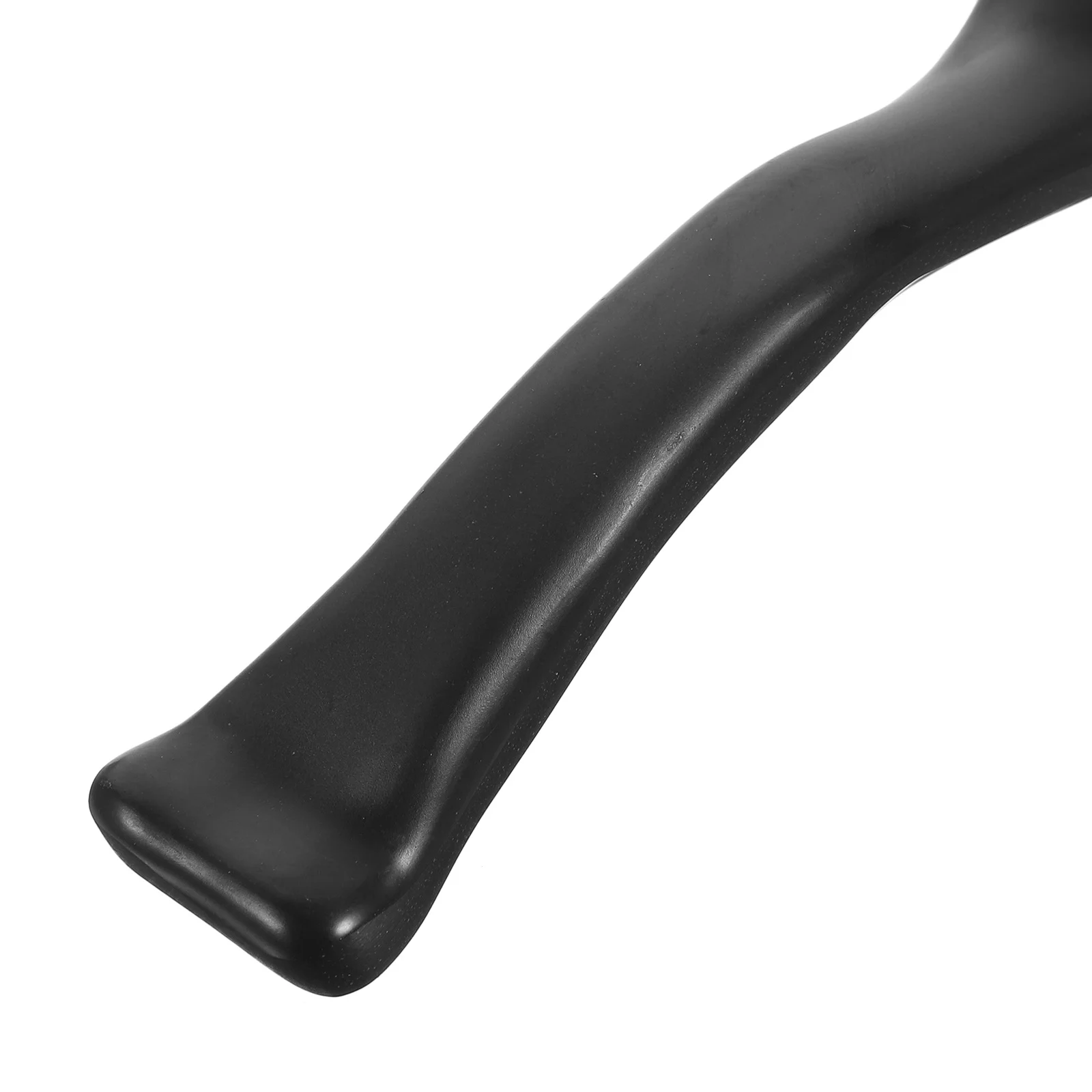 

6Pcs Plastic Soup Spoons Black Melamine Resistant Chipping Fading Long Handle Kitchen Tableware for Home Restaurant