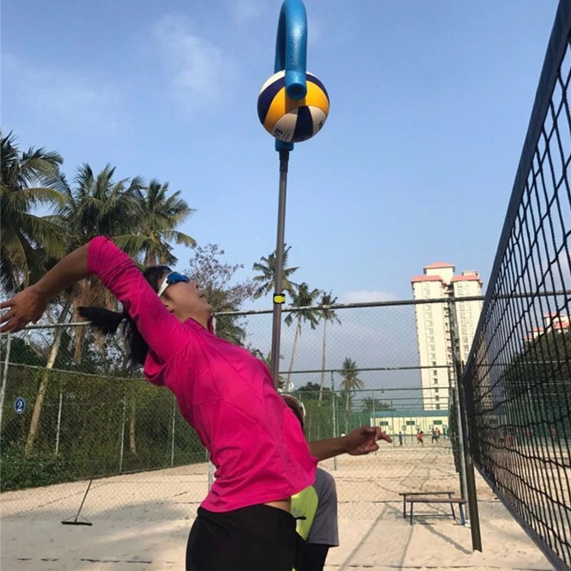 WAP01  Adjustable Volleyball Question Mark Spike Device Beginner Volleyball Trainer Durable Volleyballs Trainer Lightweight