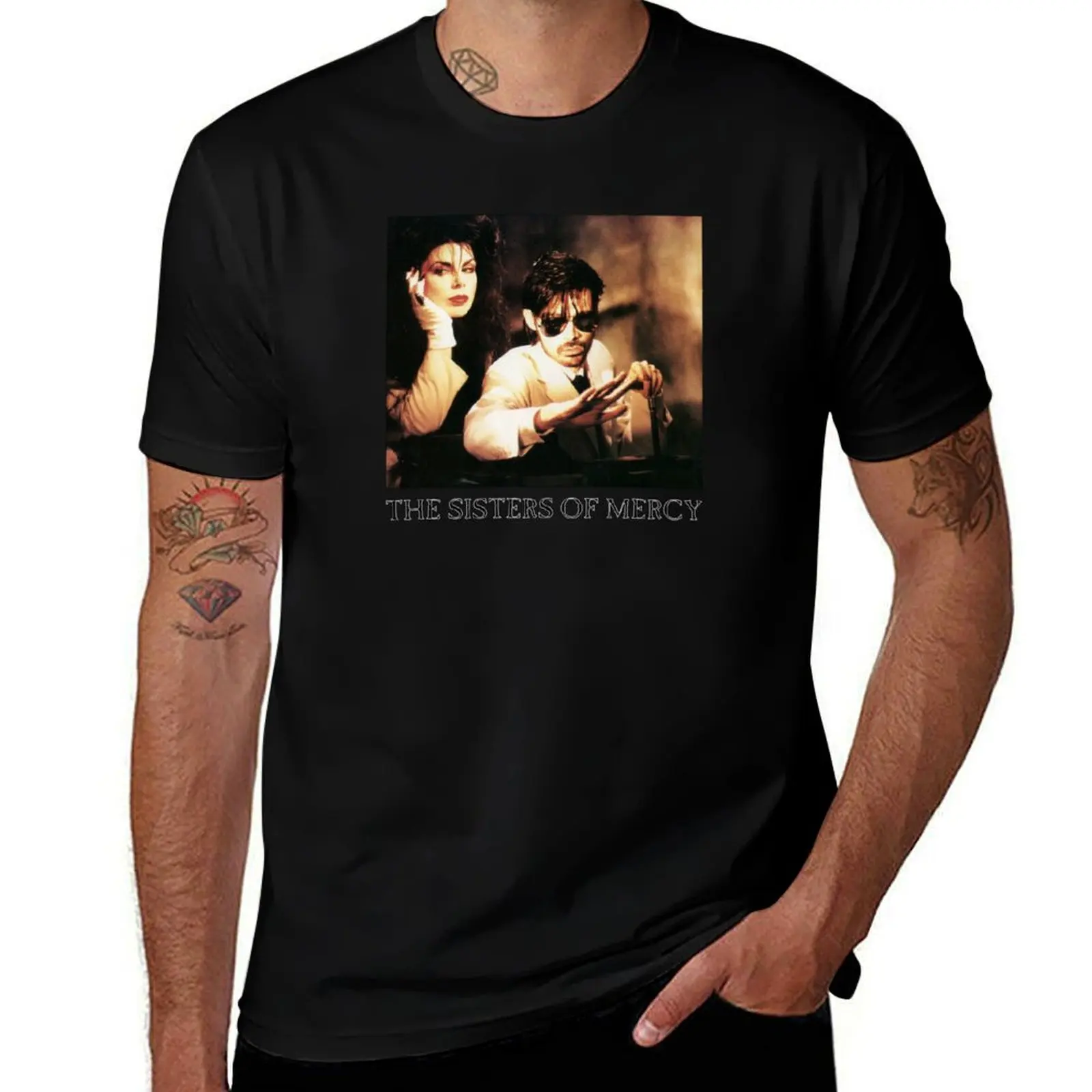 Dominion - The Sisters of Mercy T-Shirt korean fashion sports fans shirts graphic t shirt for men