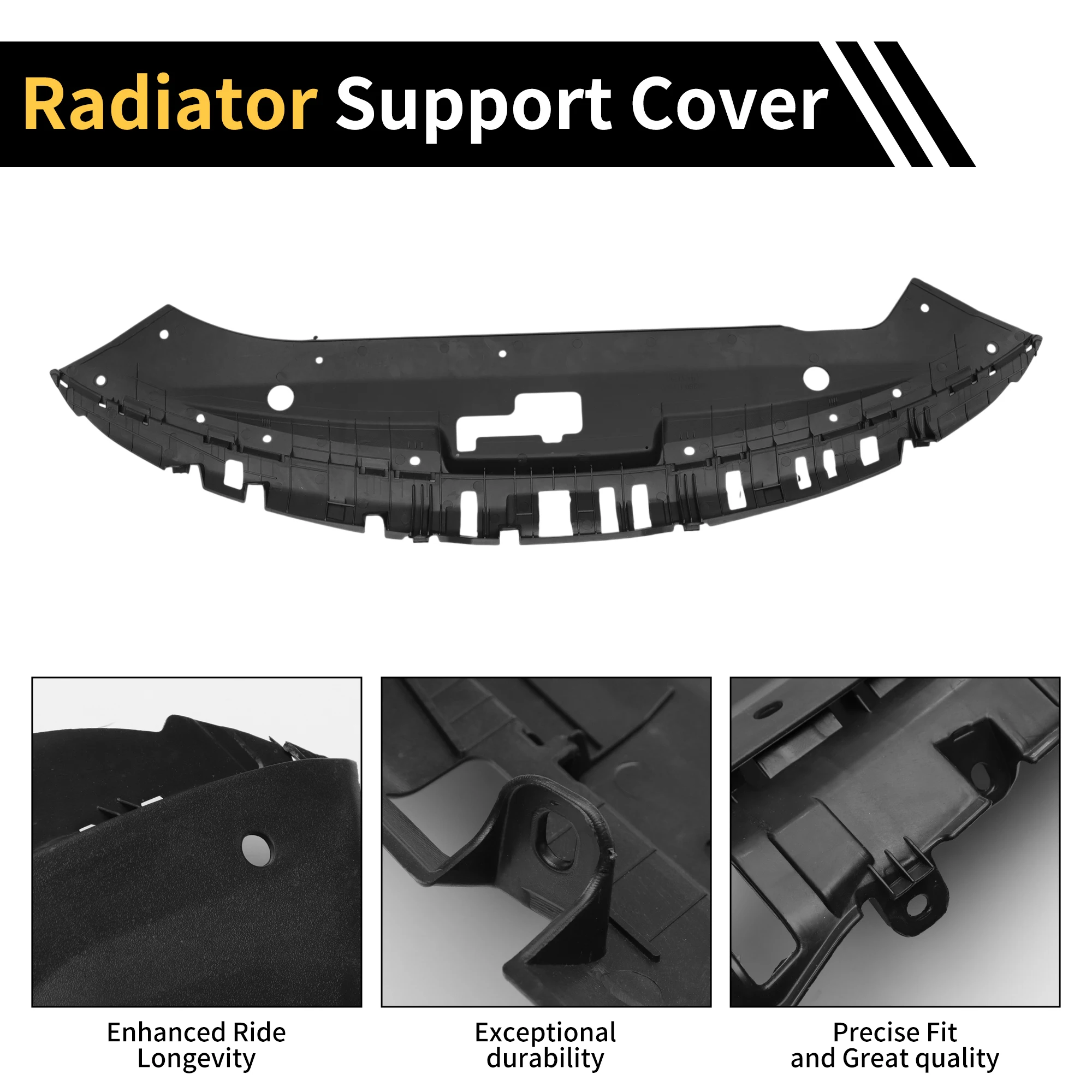 UXCELL Coperchio supporto radiatore per Kia Optima 2019-2020 No.86360D4500/86360D5500 ABS