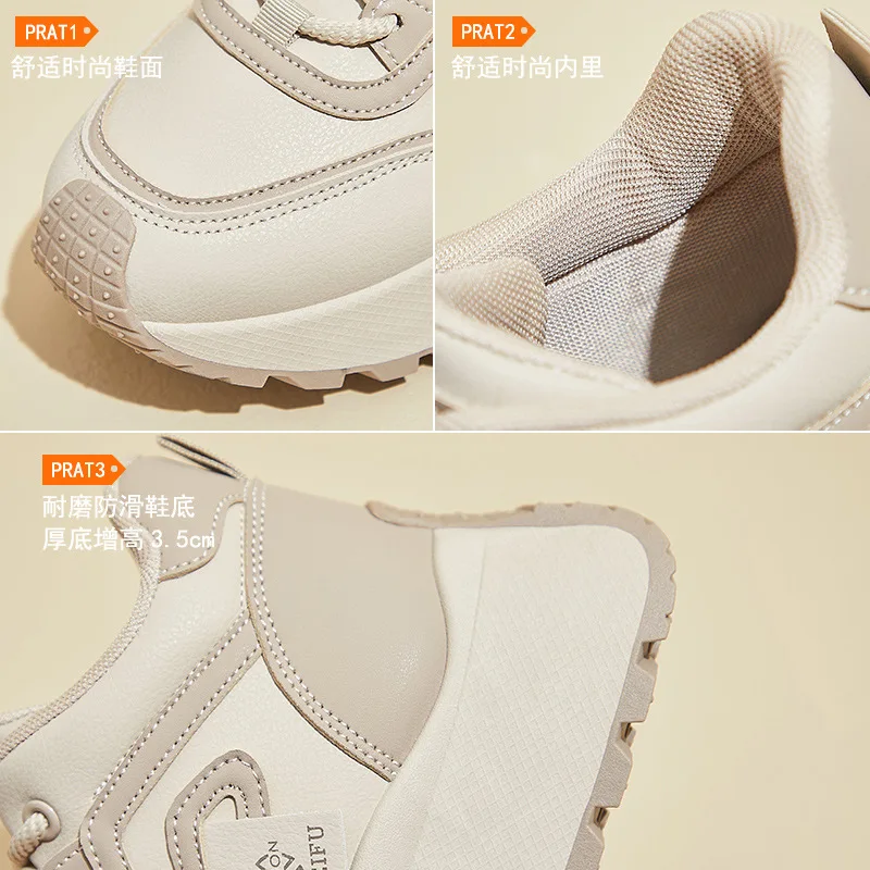 2024 new Casual Vulcanized Sneakers Fashion White Shoe for Woman Summer Breathable shoes Women Platform designer shoes