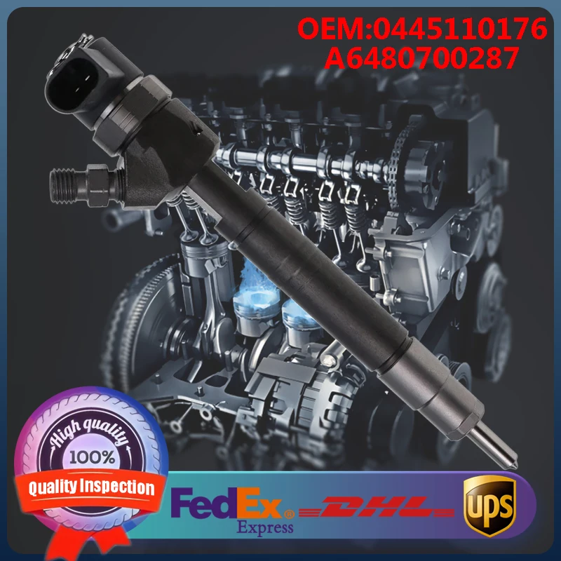

0445110176 A6480700287 Дизельный инжектор Common Rail подходит для Mercedes-Benz
