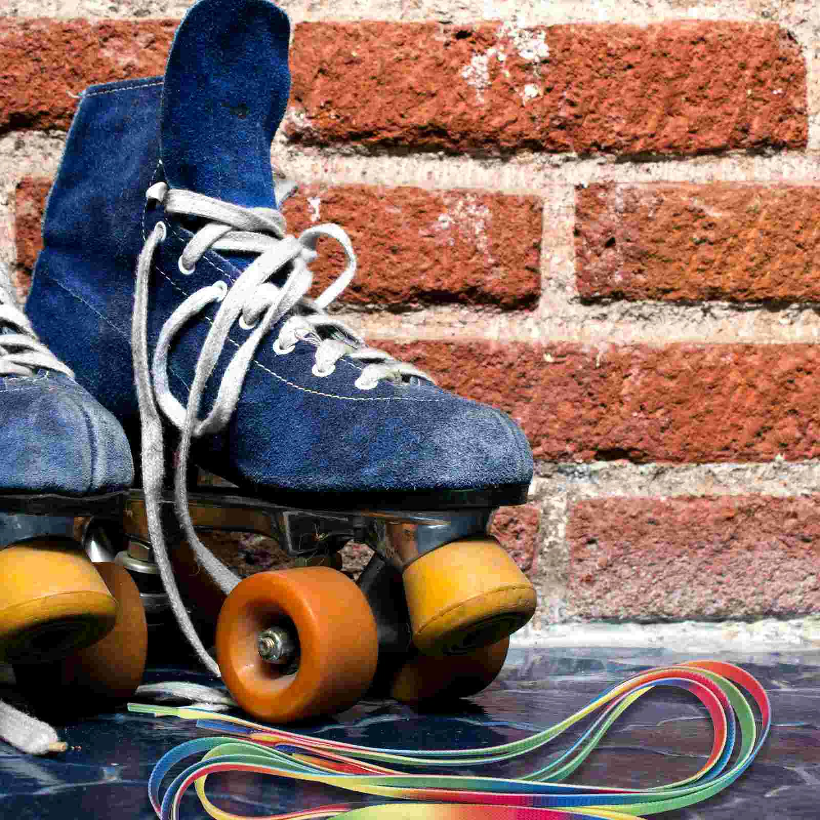 Cordones de escalada planos de colores, patín de ruedas, esquí al aire libre, Camuflaje, azul, poliéster