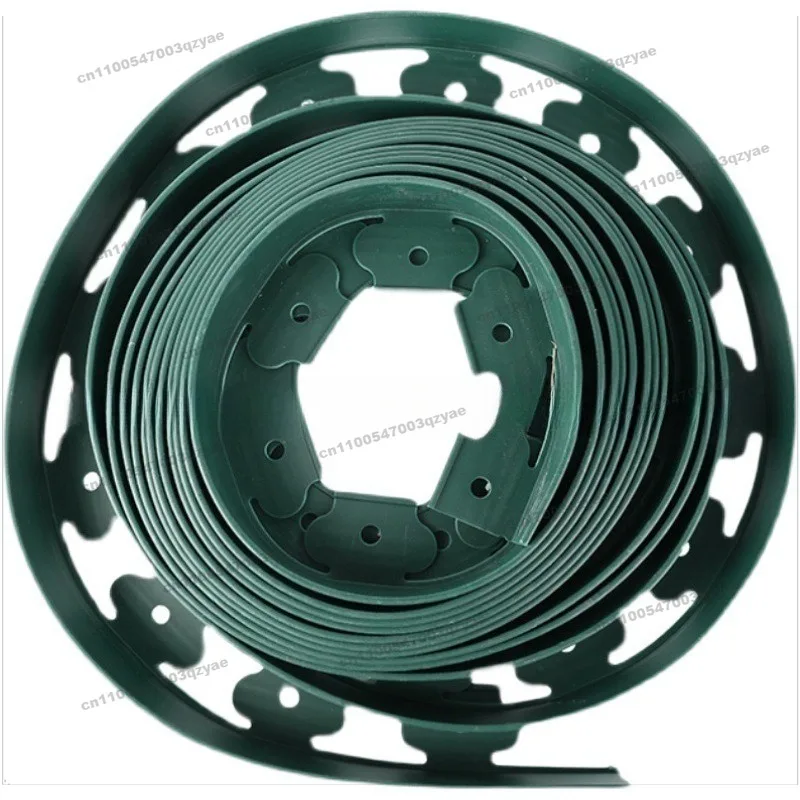 L-shaped Grass Stone Barrier Belt Garden Gardening Retaining Strip Thickened Black Tree Ring Grass 10M Long Root Barrier Belt