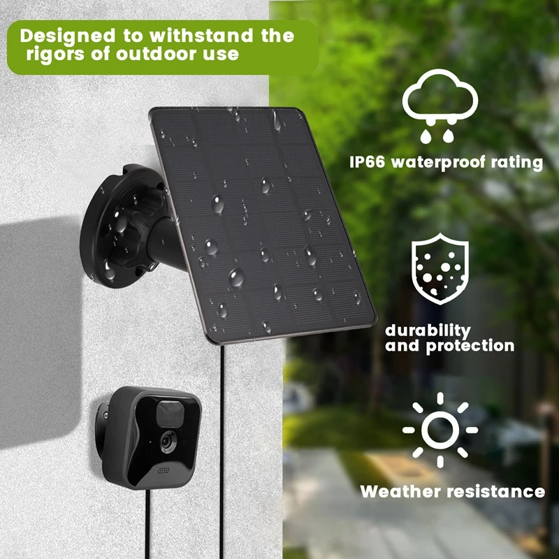 Trail Camera Solar Panel Camera Solar Panel Built-In 5000Mah For Hunting Camera/Deer Feeder