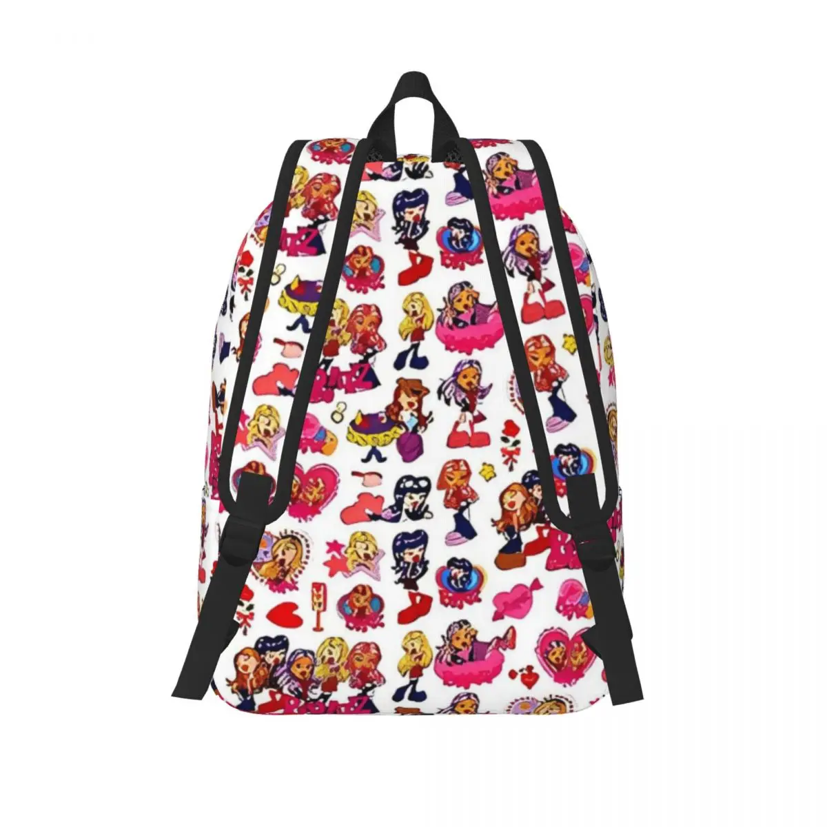 Mochila Bratz Meme para meninos e meninas, mochila escolar, mochila dos desenhos animados, jardim de infância, bolsa esportiva primária para crianças, estudante