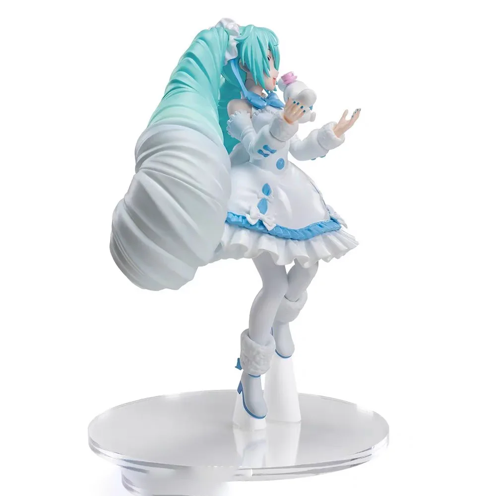 W magazynie oryginalna SEGA Hatsune Miku Cinamonroll pcv Anime Model postaci zabawki kolekcjonerskie prezenty