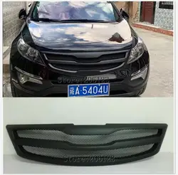 Car avant Grill Grille cas avec une bande pour for Kia Sportage 2011--2014