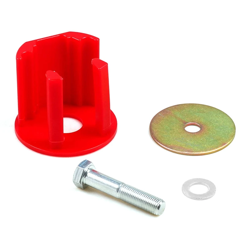 For Golf Jetta Passat B6- A3 Q3 2.0TSI Red Engine Torque Arm Insert Dog Bone Mount Bushing Kit WLR-EMI01