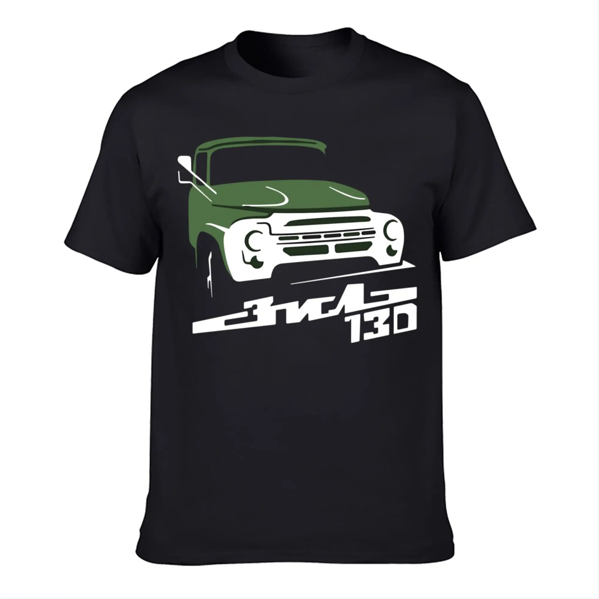 T-Shirt for Zil 130 Ussr Retro Truck Fans Fashion Top tee T Shirt Short Sleeve Cotton Men\'s Crew Neck Printed Tee