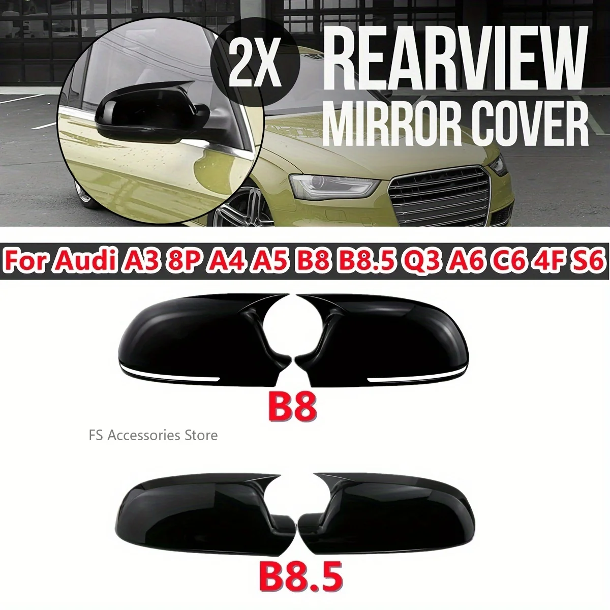 Pair Side Wing Mirr…