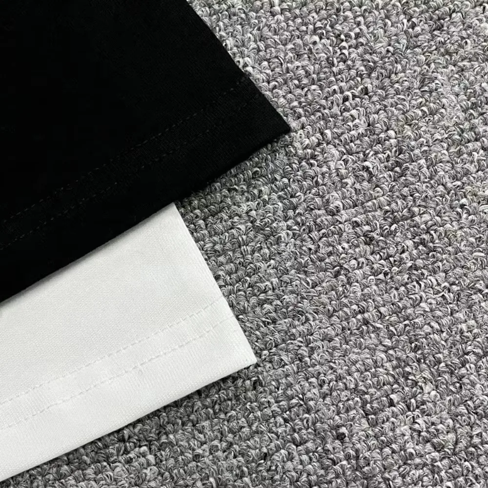 Trendy Brand RVCA Cotone lavato LOGO classico Girocollo regolare Manica corta T Top versatile da strada per uomo e donna