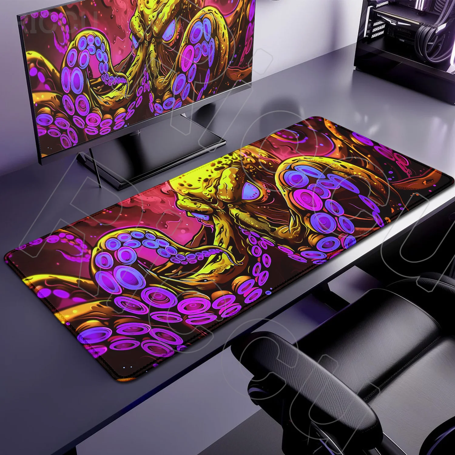 PC Accessories Octopus sea monster punk trend Mouse Pad Large Gamer Keyboard Desk Mat Computer Gaming Mat XXL 900X400MM Office