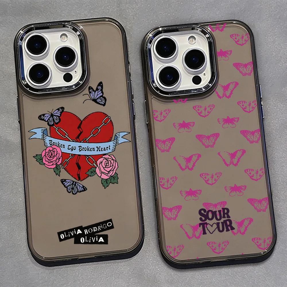 Funda Protectora Suave para iPhone 17, 16e, 16, 15, 14, 13, 12, 11 Mini, Pro, Max, X, XR, XSMAX, 8, Air Plus, Diseño de la Cantante R-Rodrigos, O-Olivias
