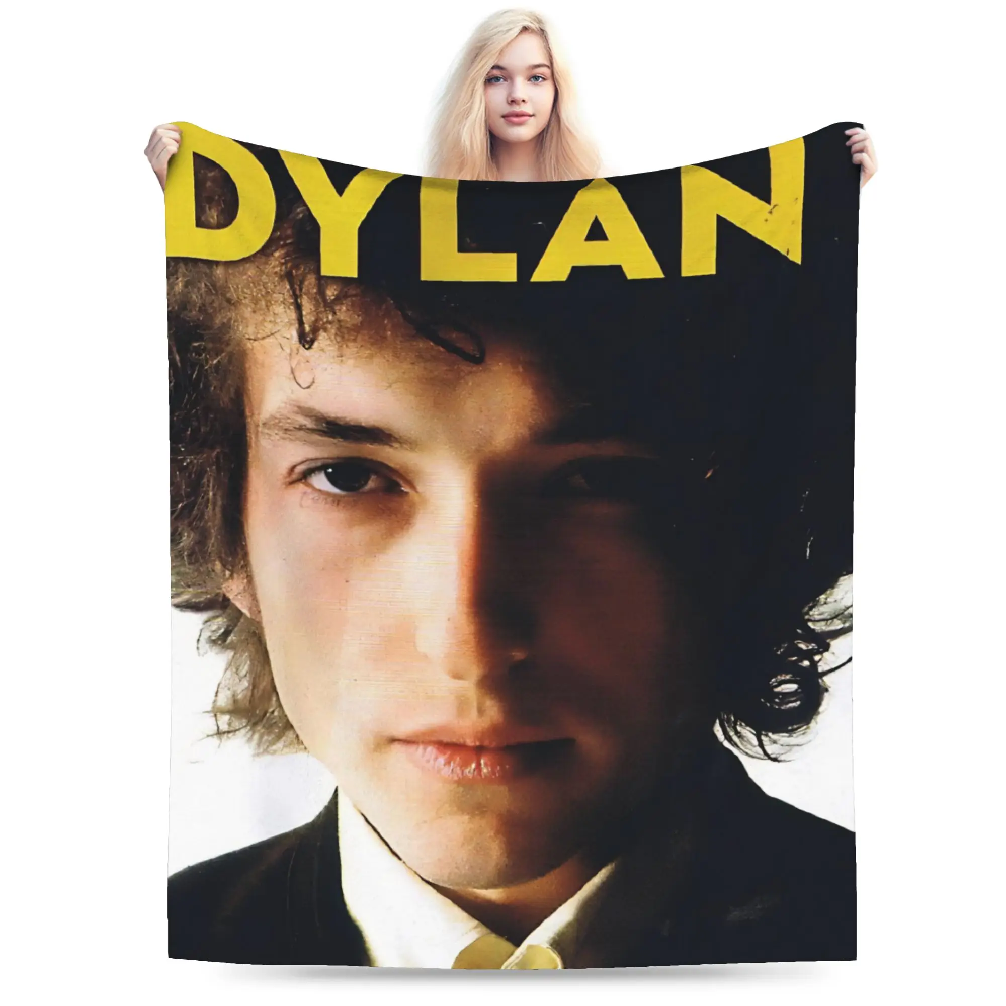 Bob Dylan Singer Blanket Ultra Soft  Throw Blankets for Bed 50x60 Inch Multi-size Rug Piece